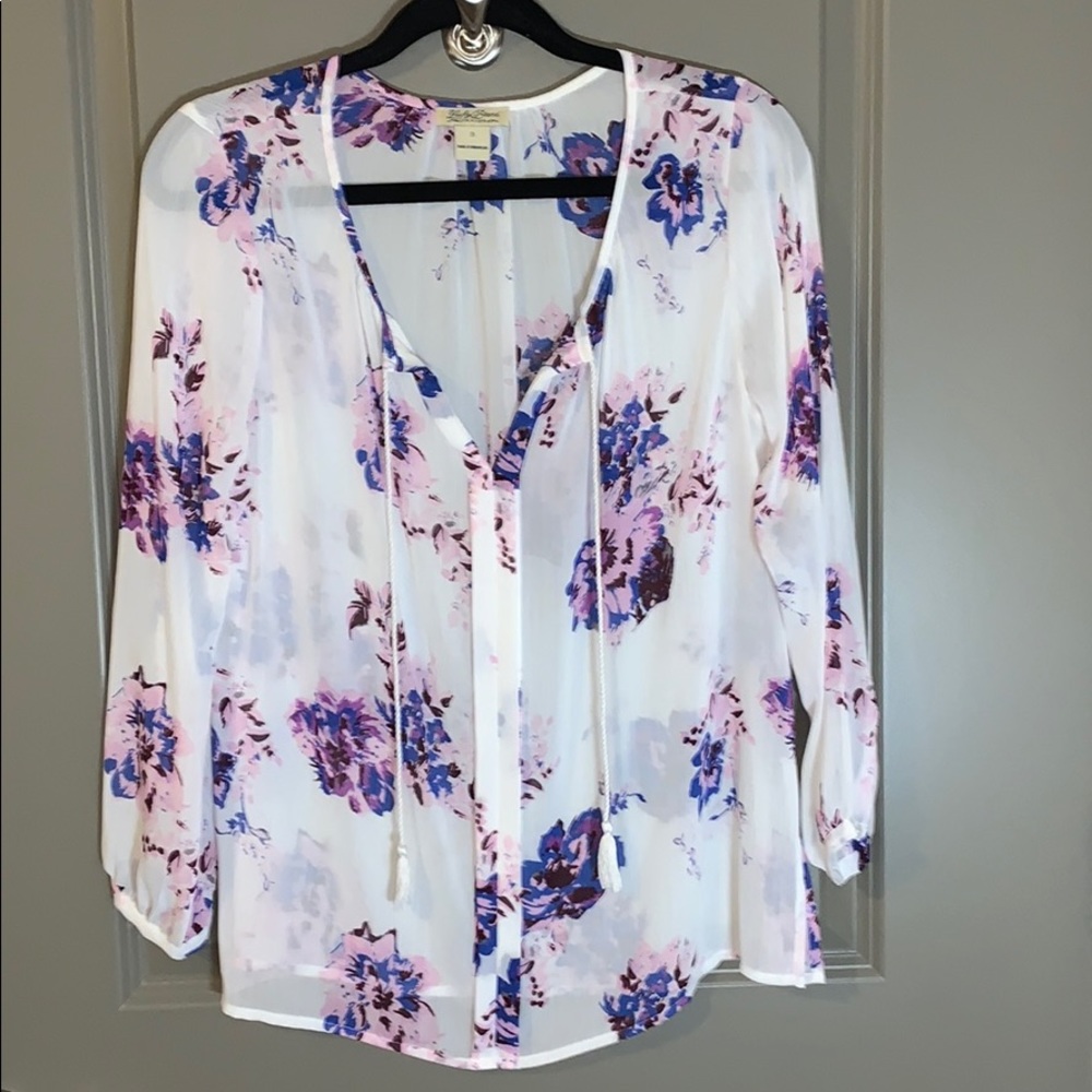Lucky Brand Floral Blouse